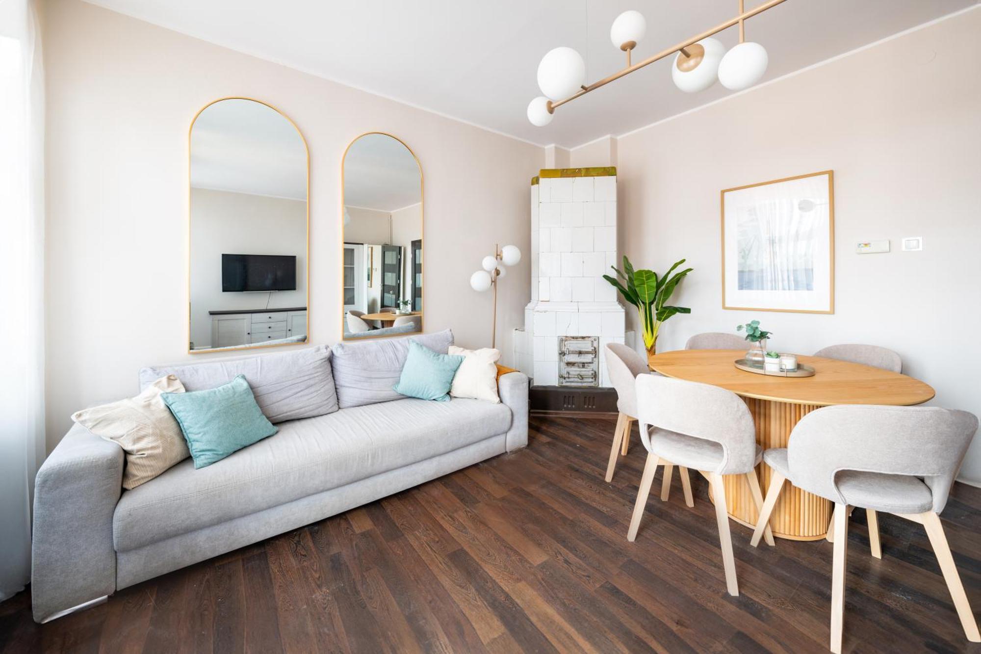 Stunning Apartment With Balcony Гданьск Экстерьер фото